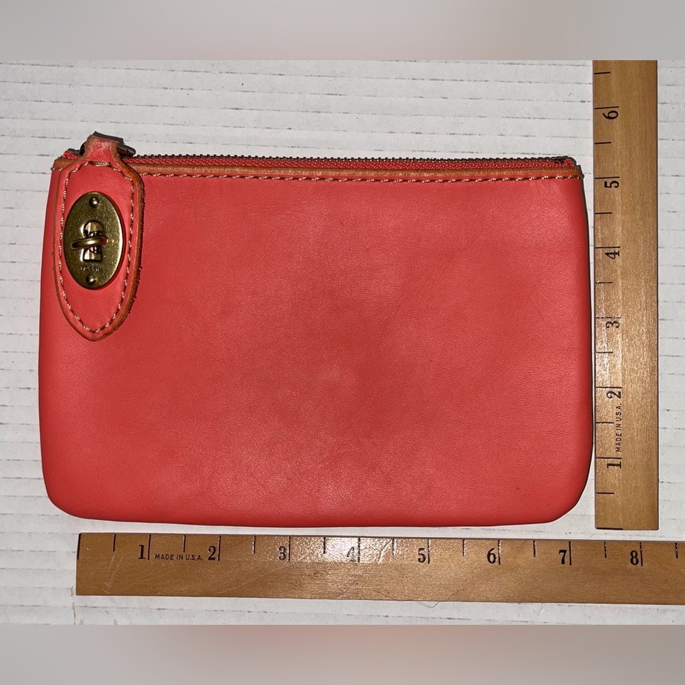 Leather FOSSIL Zip Lock Pouch - Picture 1 of 11